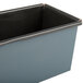 A rectangular metal Matfer Bourgeat bread loaf pan with black handles.