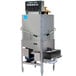 A CMA Dishmachines stainless steel dishwasher with a control panel.