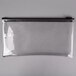 MMF Industries 234041720R 11 inch x 6 inch Clear Vinyl Zippered Wallet
