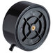 A black circular piston with a hole in the center.