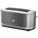 KitchenAid KMT4116CU Contour Silver 4 Slice Long Slot Toaster with High Lift Lever - 120V
