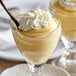 a close up of whipped cream