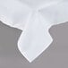 a close up of a white cloth