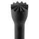 A black Barfly jumbo composite muddler with textured bottom.