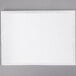 A white rectangular paper cake board with a fold-under white border.