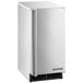 A stainless steel Hoshizaki undercounter ice machine.