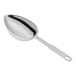 A silver Vollrath stainless steel measuring scoop with a handle.