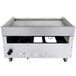 A Vollrath Cayenne flat top gas countertop griddle with manual control on a counter.