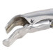 An American Metalcraft steel pizza pan gripper with a handle.