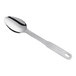 A Thunder Group stainless steel measuring scoop with a handle.