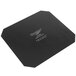 A black square Vollrath non-slip silicone chafer mat with white text.
