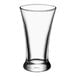 A clear Libbey Flare shooter glass.