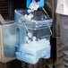 a plastic container with ice in it