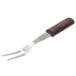 A Mercer Culinary Hell's Handle pot fork with a wooden handle.