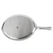 An American Metalcraft Mini Hammered Stainless Steel Skillet with a handle.