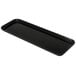 A black Carlisle market tray with a handle.