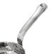 An American Metalcraft stainless steel skillet with a handle.