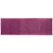 A burgundy rectangular paper napkin band with white border.