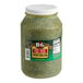 A large plastic jar of B&G Pick Pack Sweet Relish containing 1 gallon.