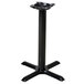 Lancaster Table & Seating 22 inch Black Metal Table Base - Standard Height