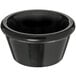 A black Carlisle ramekin.