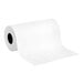 A roll of white Choice economy freezer paper on a white background.