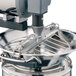 A Tellier 1/16" grid machine attached to a metal bowl.