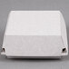 LBP 55100 6 1/2 inch x 6 1/8 inch x 3 inch Deluxe Corrugated Clamshell Sandwich Take-Out Box - 200/Case