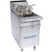 Bakers Pride BPF-3540 Restaurant Series Natural Gas 35-40 lb. Floor Fryer - 76,000 BTU