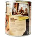 A close-up of a Chef-Mate #10 can of Corned Beef Hash on a table in a diner.