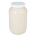 A white jar of Ken's Foods Honey Mustard Dressing with a white lid.