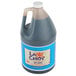 A La Choy 1 gallon bottle of soy sauce with a blue label.