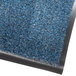 a close up of a blue carpet