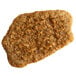 A piece of country fried steak on a white background.