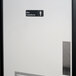 a white door with a sign on it