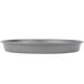 A grey round Chicago Metallic deep dish pan.