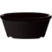 A black container with a black rim.
