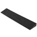 A black rectangular Cactus Mat vinyl edge ramp with lines.