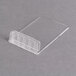 A clear plastic container with white American Metalcraft Mini Chalk Cards and Marker Kit inside.