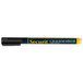 A white American Metalcraft mini chalk card with black and yellow marker pens.