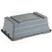 A gray polyethylene Channel lug with a lid on top.