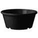 A black plastic GET ramekin.