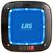 A blue square with a digital display that says "LRS Connect" in blue text.