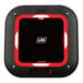 A black square LRS Guest Pager Pro with red digital numbers on a black background.