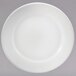 A Sant' Andrea Botticelli bright white porcelain plate with a white rim.