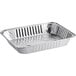 A silver Choice foil steam table pan with medium depth.