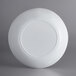 A white bowl with a round rim.