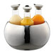 Frilich ESC036E001 3-Carafe Double Wall Polished Stainless Steel Beverage Tub Set