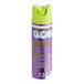 A purple can of Kaboom Foam-Tastic Fresh Scent Bathroom Cleaner with a green and purple cap.