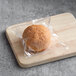 Udi's 3 1/4 inch Individually Wrapped Gluten-Free Sliced Small Hamburger Buns - 24/Case